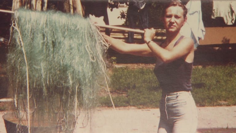 Foto von der Fischerin Edith aus den 80er-Jahren (Foto: SWR)
