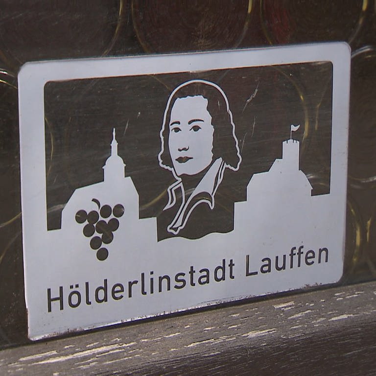 Hölderlin-Plakette in Lauffen am Neckar (Foto: SWR)