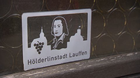 Hölderlin-Plakette in Lauffen am Neckar (Foto: SWR)