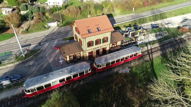 der Bahnhof in Engstingen-Kohlstetten (Foto: SWR)