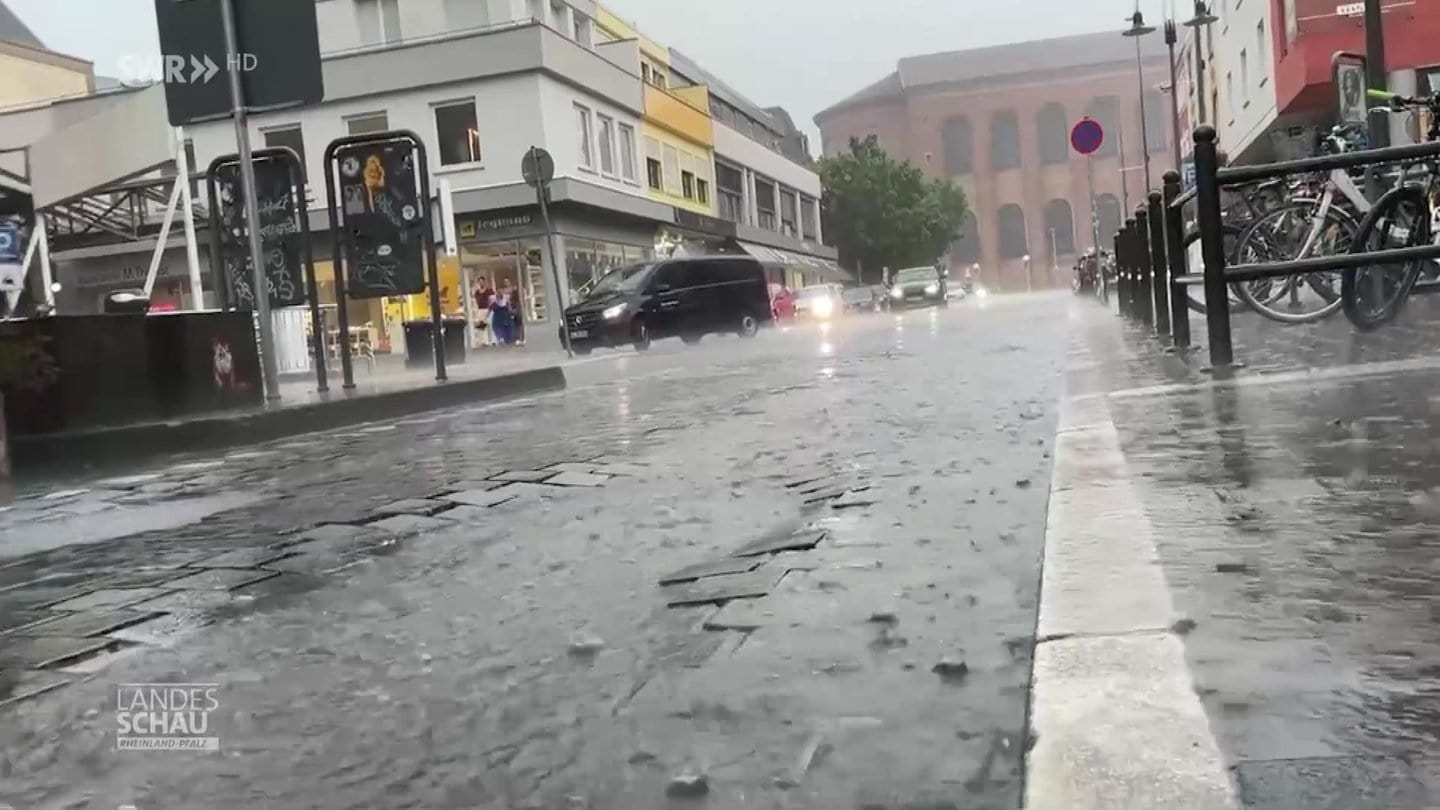 Unwetter in Rheinland-Pfalz (Foto: SWR)