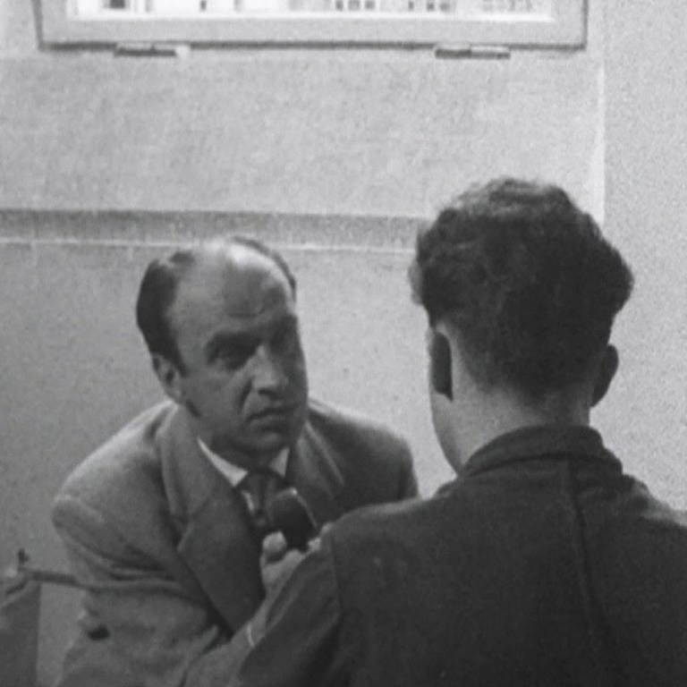 Ein Reporter besucht 1956 das Jugendgefängnis in Schwäbisch-Hall. (Foto: SWR)