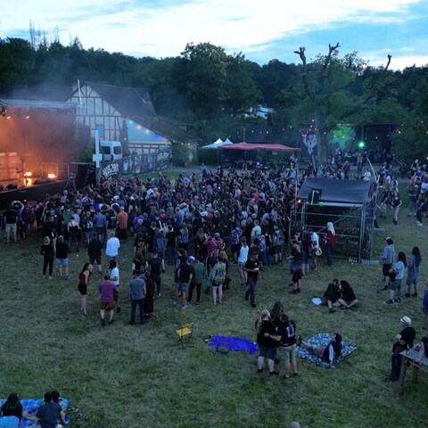 Das Hoflärm Festival im Westerwald. (Foto: SWR)