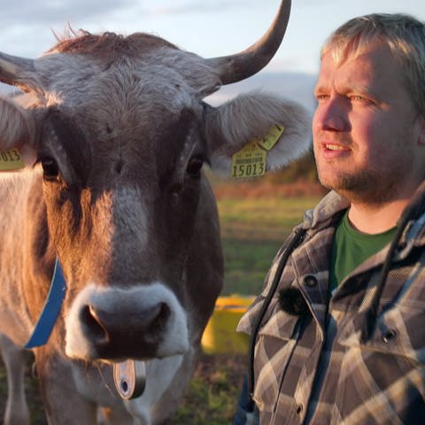 Matthias Hang zieht mit seinen Kühen in den Schwarzwald. (Foto: SWR)