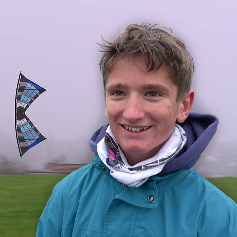Mit 14 Jahren ist Nils Guhl schon Europameister im Lenkdrachenfliegen. (Foto: SWR)