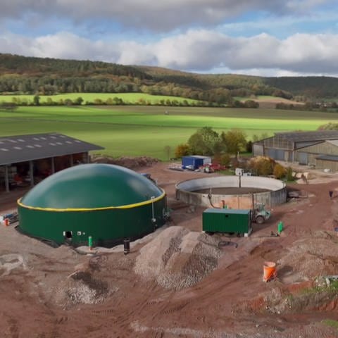 Eine neue Biogasanlage für den Engelshof (Foto: SWR)