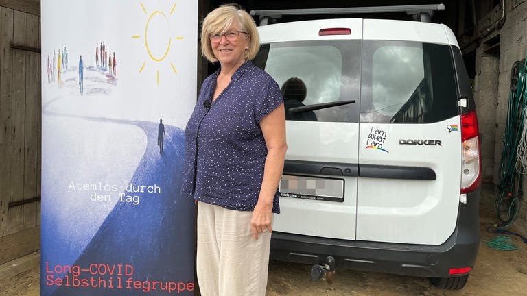 Angela Lohoff gründete die erste Selbsthilfegruppe für Long Covid in Rheinland-Pfalz. (Foto: SWR)