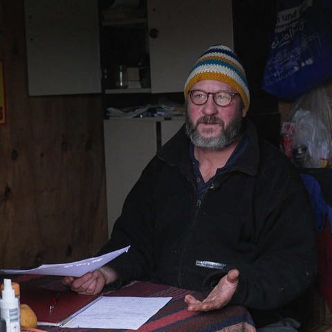 Frank kommt aus Landau und ist seit vielen Jahren obdachlos. (Foto: SWR)