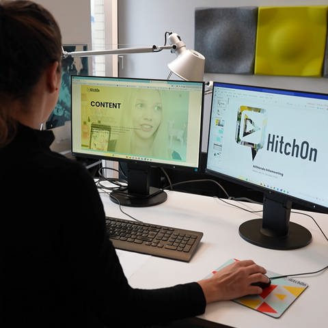 Sarah Kübler gründete das Mainzer Unternehmen "HitchOn". (Foto: SWR)
