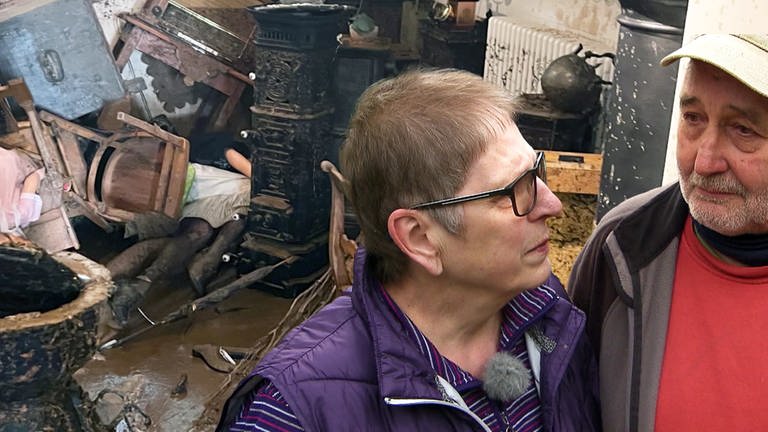 Brigitte und Theo Lukas' Ofenmuseum - vom Hochwasser zerstört