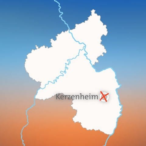 Kerzenheim auf der Rheinland-Pfalz-Karte