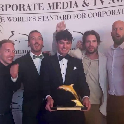 Regisseur Moritz Schnell gewinnt "Goldenen Delphin" für besten Unternehmensfilm (Foto: SWR)