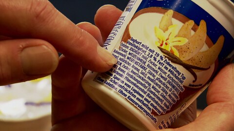 Liste der Inhaltsstoffe in aromatisiertem Joghurt (Foto: SWR, SWR)