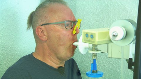 Dieter Scholl, Asthmatiker aus MogendorfWesterwald. (Foto: SWR)