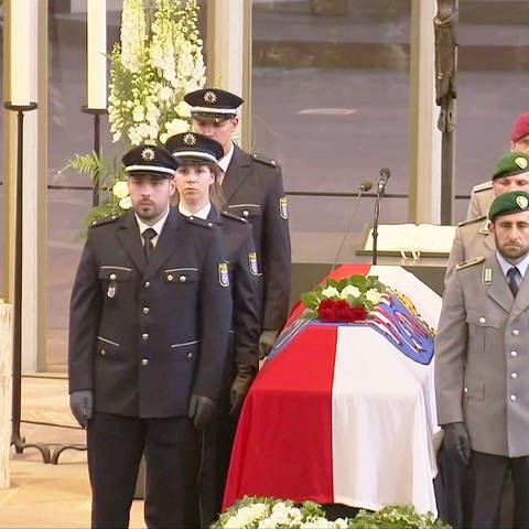 Beerdigung des Kasseler Regierungspräsidenten Walter Lübcke (Foto: SWR)