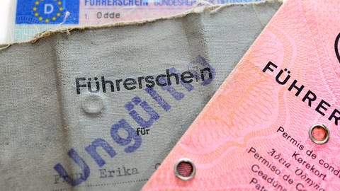 Alte und aktuelle deutsche Führerscheine (Foto: picture-alliance / Reportdienste, Picture Alliance)