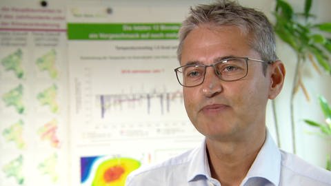 Dr. Ulrich Matthes, der Leiter des Rheinland-Pfalz Kompetenzzentrums für Klimawandelfolgen (Foto: SWR)