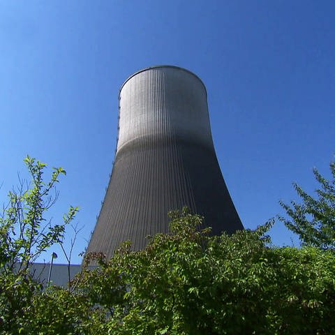 Der Kühlturm des AKW Mühlheim-Kärlich (Foto: SWR)