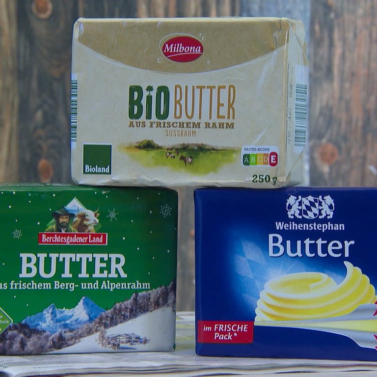 Die Stiftung Warentest hat verschiedene Butter-Sorten getestet. (Foto: SWR)