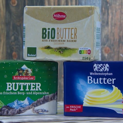 Die Stiftung Warentest hat verschiedene Butter-Sorten getestet. (Foto: SWR)