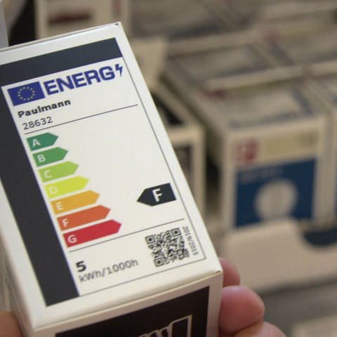 Neues Energielabel für Leuchtmittel  (Foto: SWR)