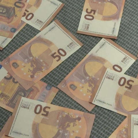 Falsche 50-Euro-Banknoten