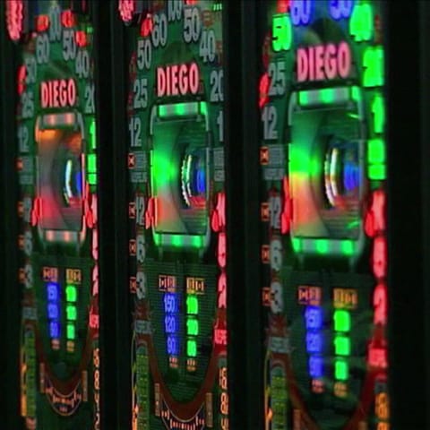 Glücksspielautomaten in einer Spielhalle