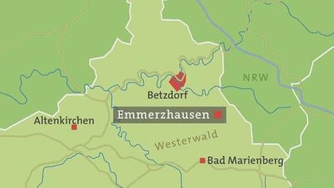 Karte von Emmerzhausen (Foto: SWR, SWR -)