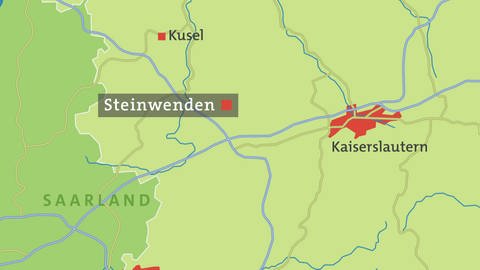 Karte von Steinwenden (Foto: SWR)