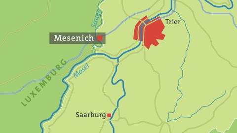Karte von Mesenich (Foto: SWR)
