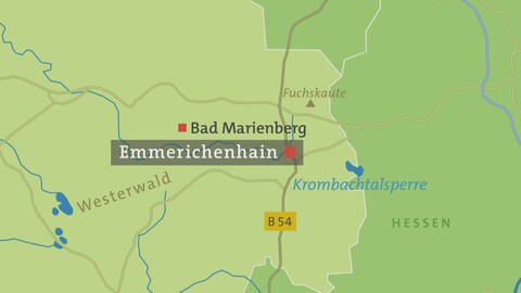 Karte von Emmerichenhain (Foto: SWR)