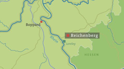 Karte Reichenberg (Foto: SWR)