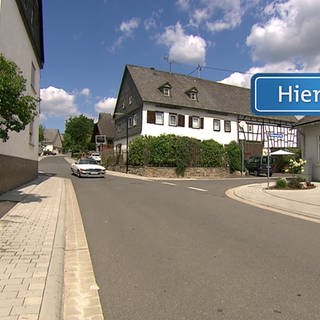 Hierzuland Ohlweiler Hauptstraße Schild (Foto: SWR)