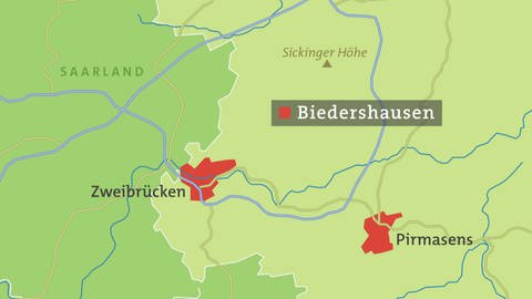 Biedershausen Karte (Foto: SWR)