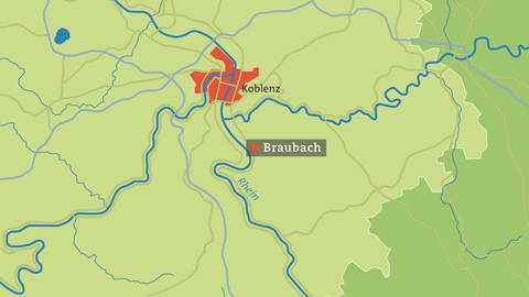 Braubach - Karte (Foto: SWR)