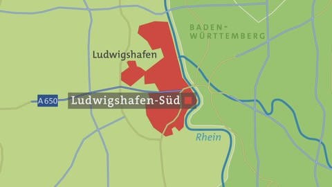 HZL Ludwigshafen Süd Karte (Foto: SWR)