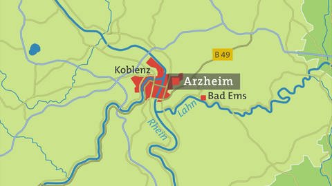 Hierzuland Karte Arzheim (Foto: SWR)