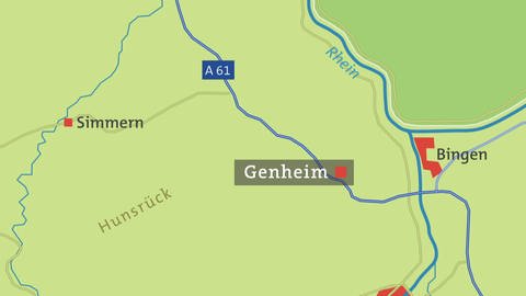 Genheim - Karte (Foto: SWR)