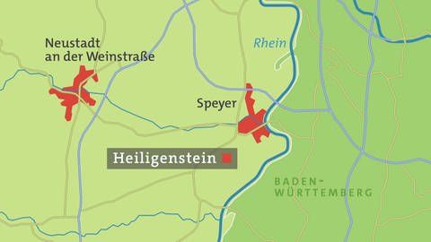 Hierzuland Heiligenstein Karte (Foto: SWR)
