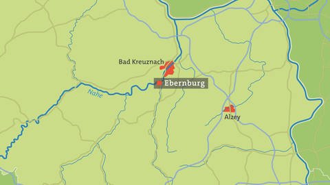 Ebernburg - Karte (Foto: SWR)