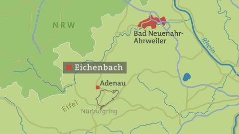 Karte von Eichenbach (Foto: SWR)