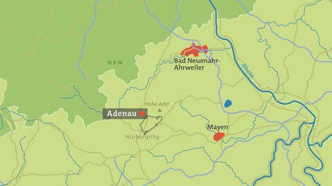 Adenau - Karte (Foto: SWR)