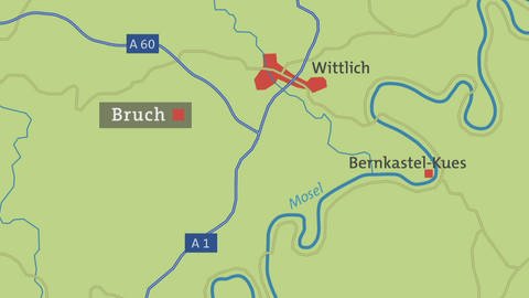 Hierzuland Bruch, Karte von Bruch (Foto: SWR)