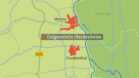 Colgenstein-Heidesheim - Karte (Foto: SWR)