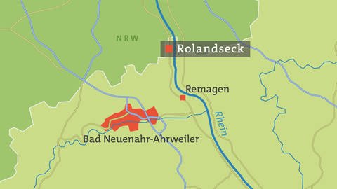 Rolandseck - Karte (Foto: SWR)
