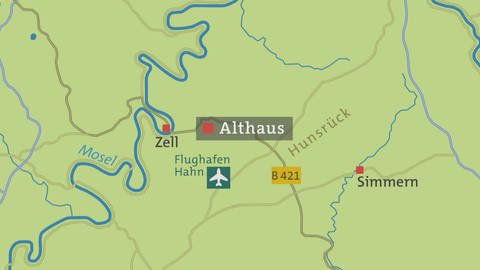Althaus - Karte (Foto: SWR)