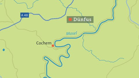 Dünfus - Karte (Foto: SWR)