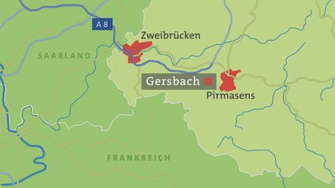 Gersbach - Karte (Foto: SWR)