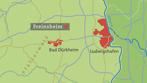 Freinsheim - Karte (Foto: SWR)