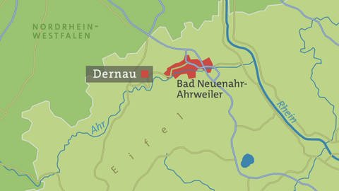 Dernau - Karte (Foto: SWR)